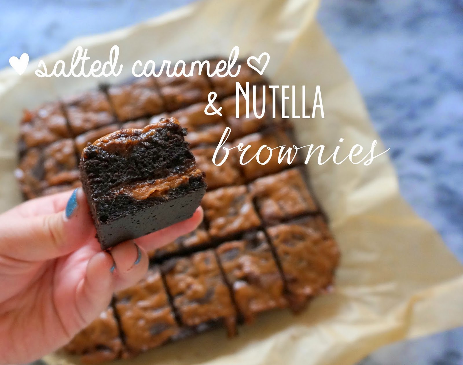 Salted Caramel & Nutella Brownies