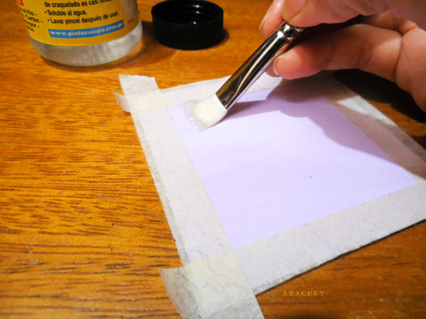 caja mini madera craquelado 