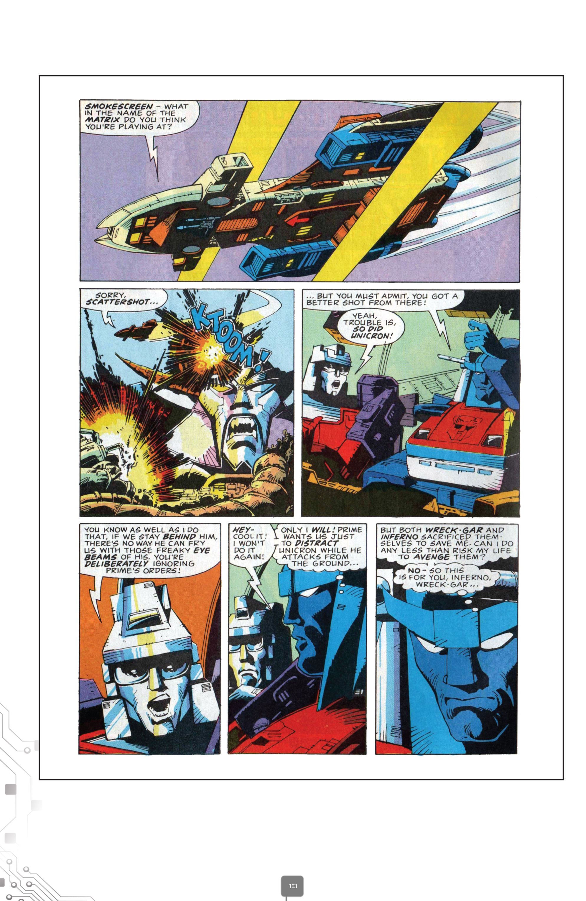 Read online The Transformers Classics UK comic -  Issue # TPB 5 - 104
