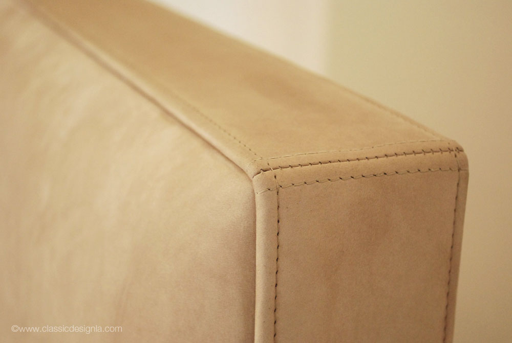 classic design Custom Suede Headboard & Base