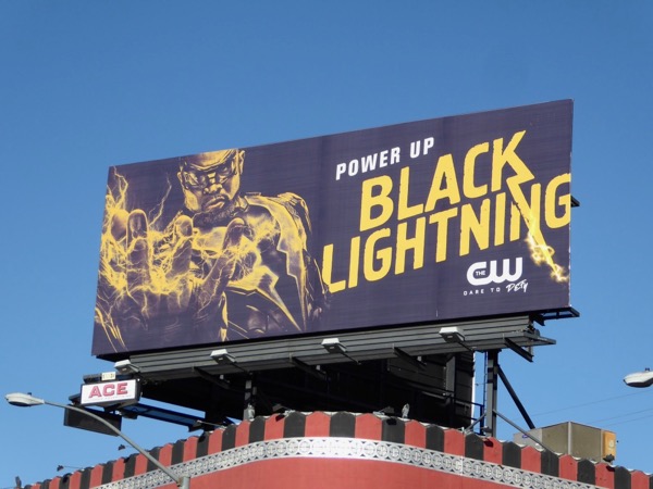 Black Lightning season 1 billboard Black Lightning season 1 billboard