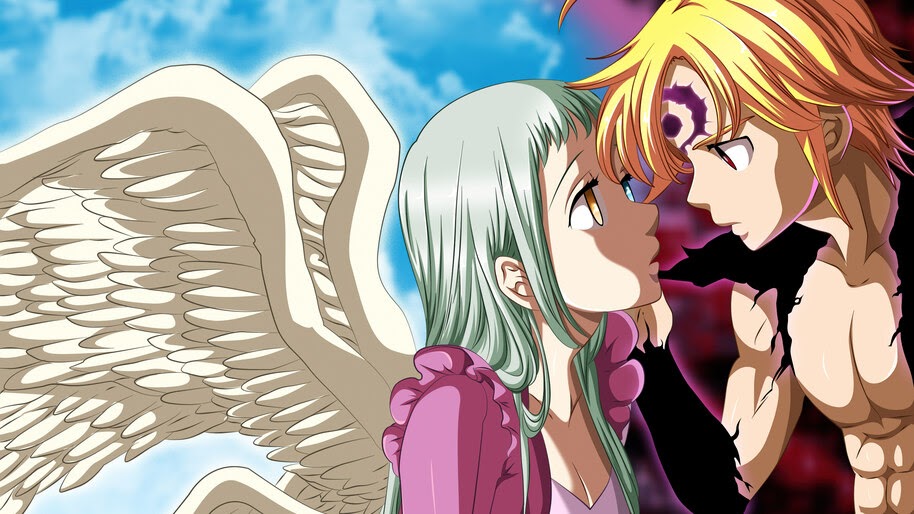 Meliodas, Elizabeth Liones, Nanatsu no Taizai, 4K, #6.1487