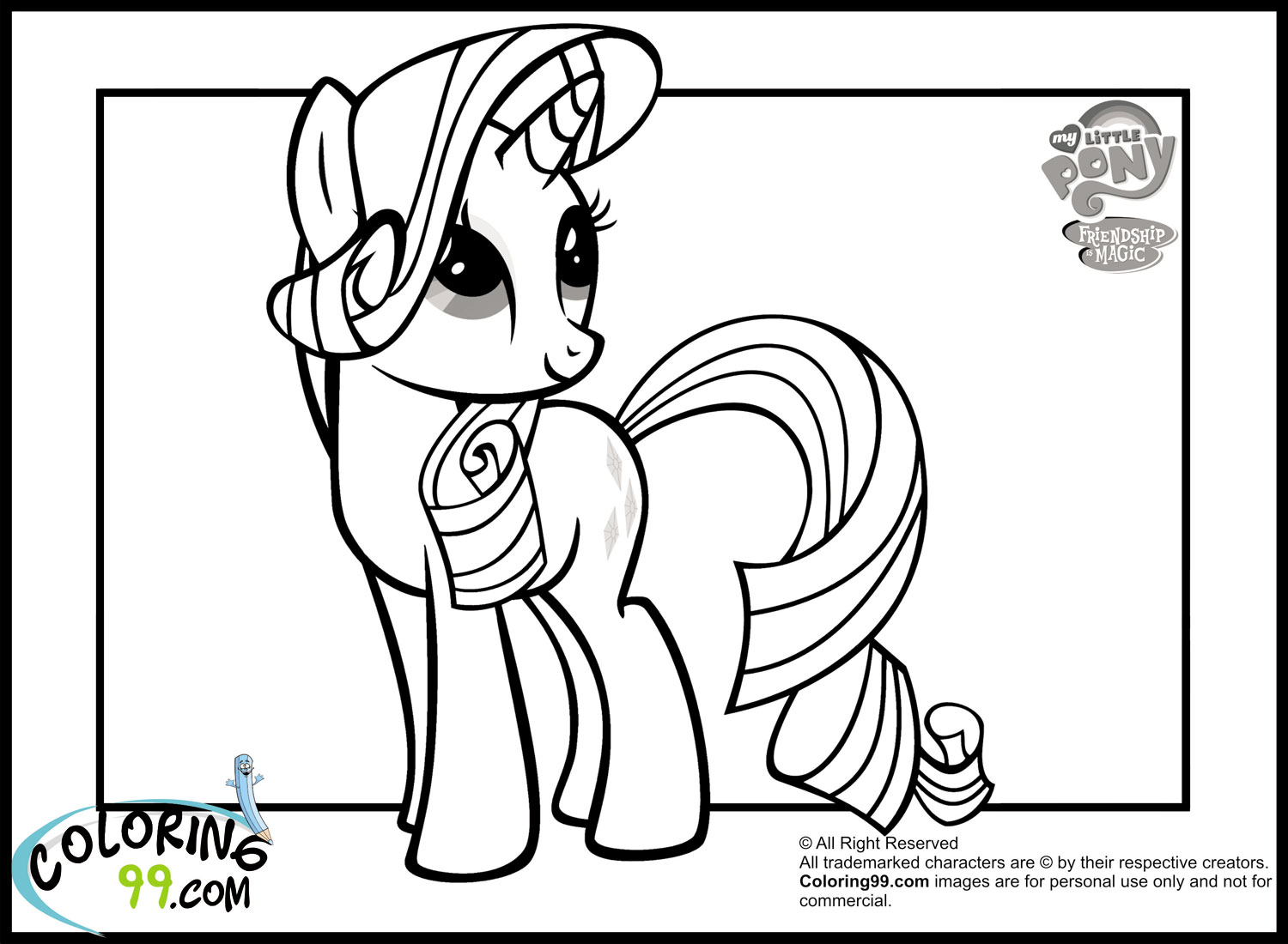 young rarity coloring pages - photo #30