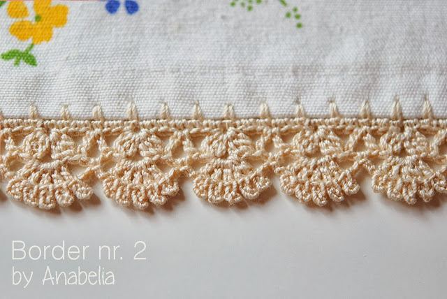 Crochet border nr 2 for individual tablecloth by Anabelia