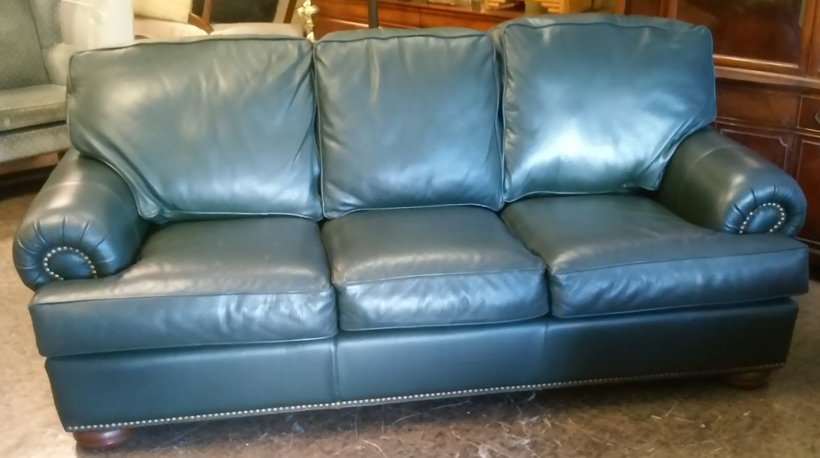 UHURU FURNITURE & COLLECTIBLES: SOLD Heritage Forest Green ...