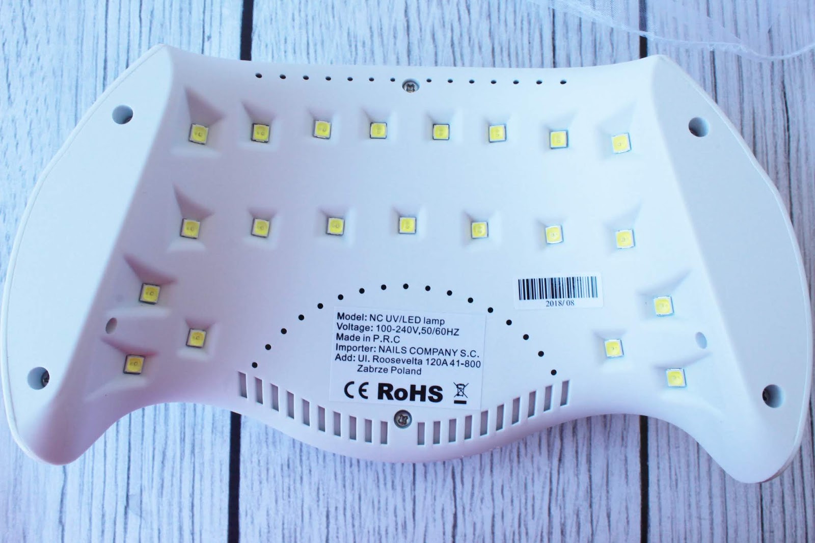 NC Nails Company - Lampa UV/LED 40 W.