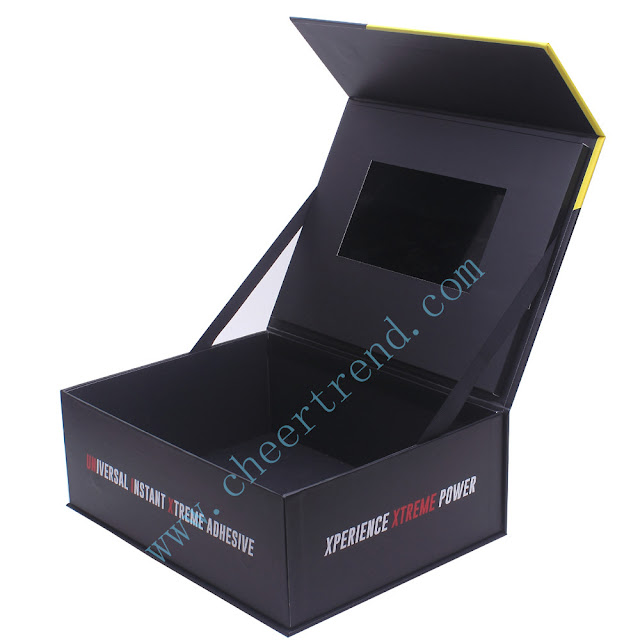 video brochure card & video greeting card lcd video brochure box/video