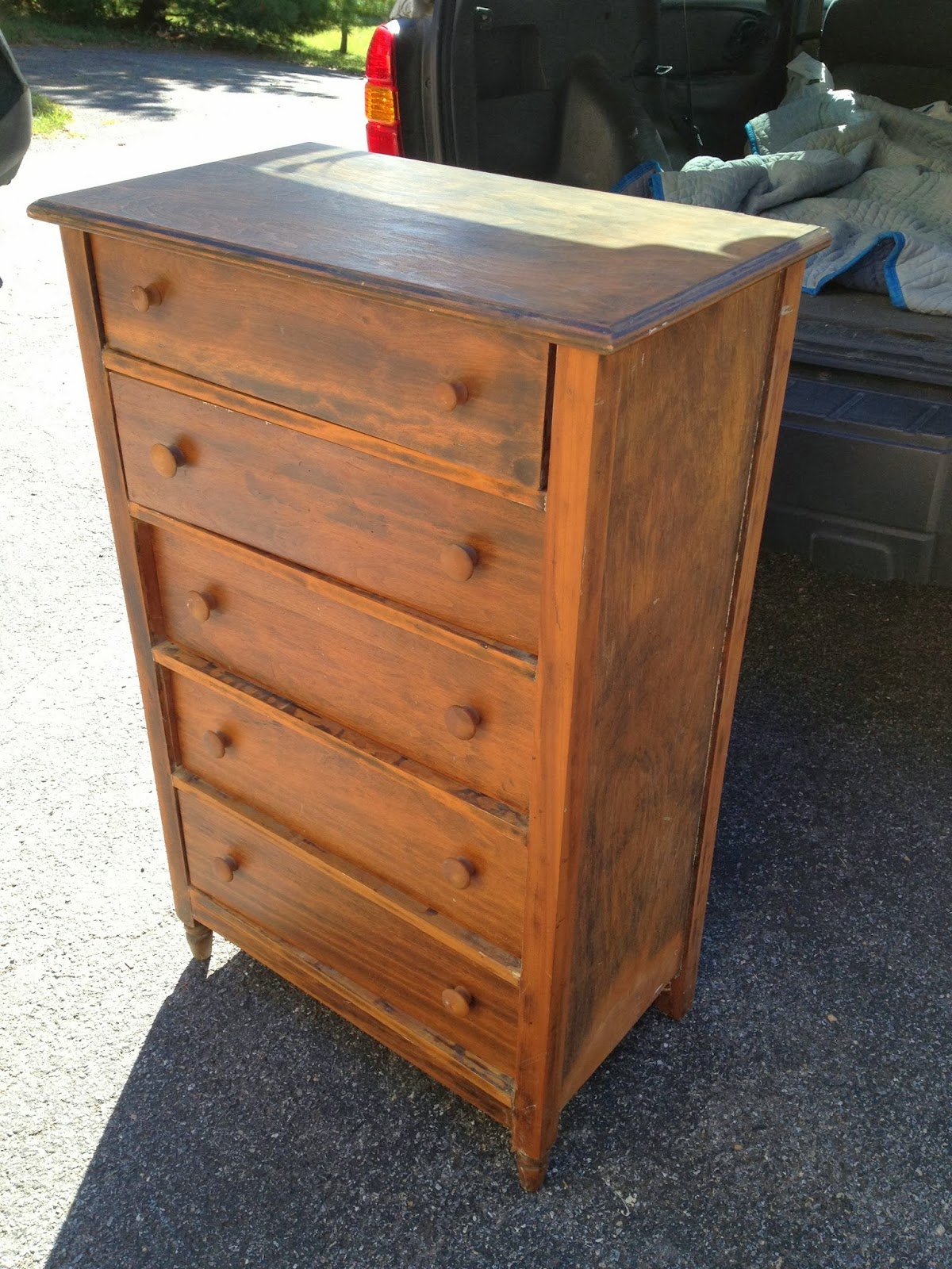Rustic Glam Washed Dresser with Glass Knobs Cassie Bustamante