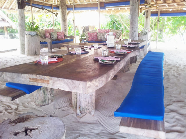 dining area  Pangkil Island