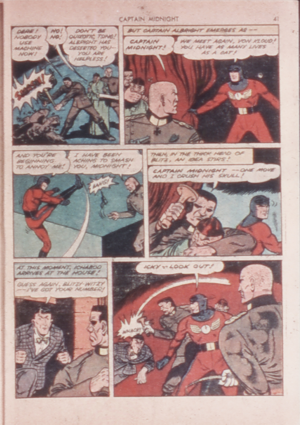Read online Captain Midnight (1942) comic -  Issue #14 - 39