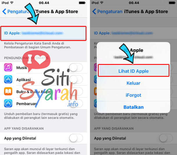 cara ubah region app store
