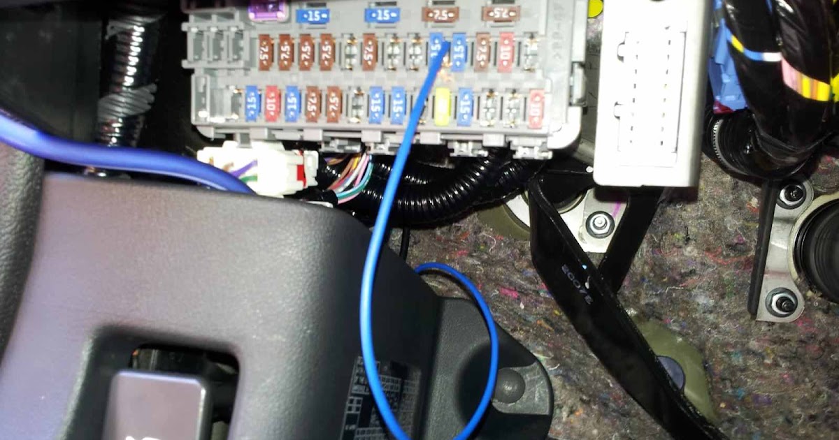 How To Wire Remote Wire For Amp To Fuse Box - How To Install Car Audio