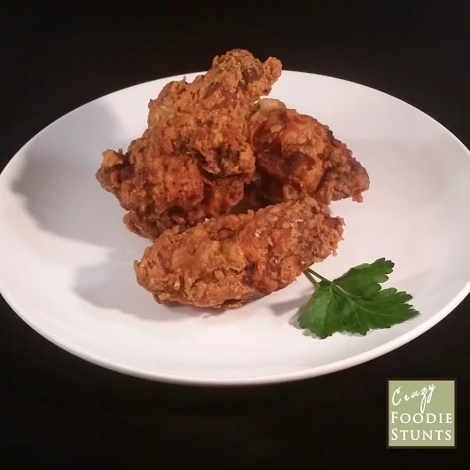 Light Stunt: Buttermilk Battered Chicken Wings for a Big Game Day Party Recipes #SundaySupper