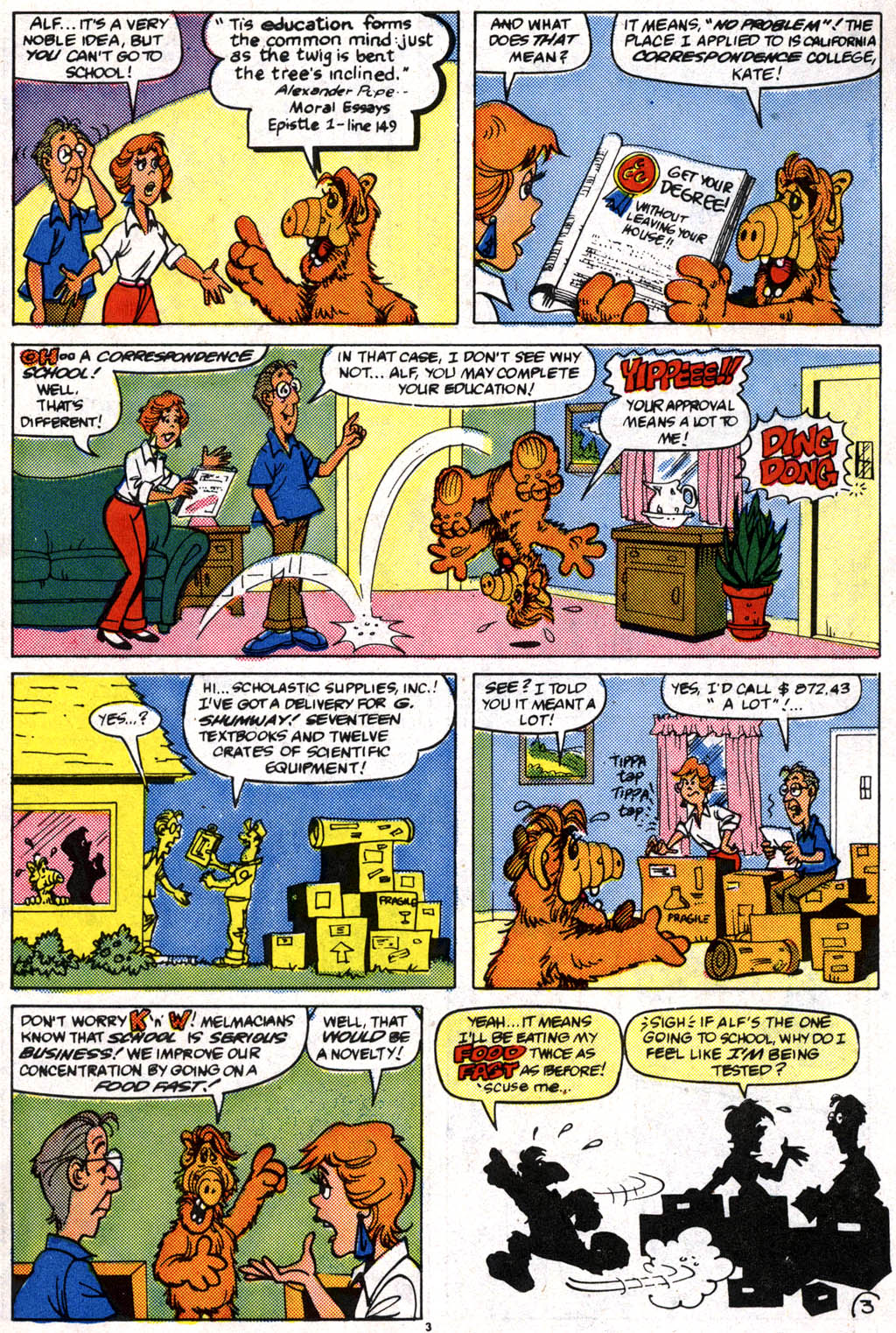 Read online ALF comic -  Issue #10 - 4