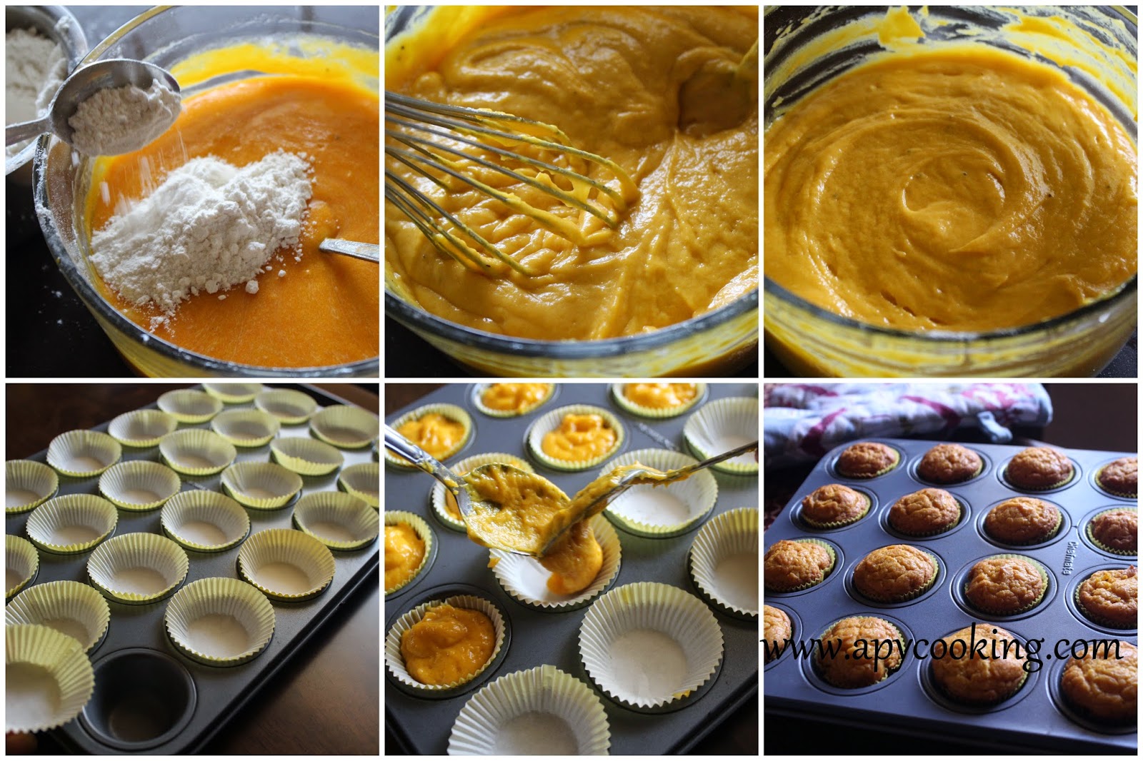 Apy Cooking Eggless Mini Mango Muffins