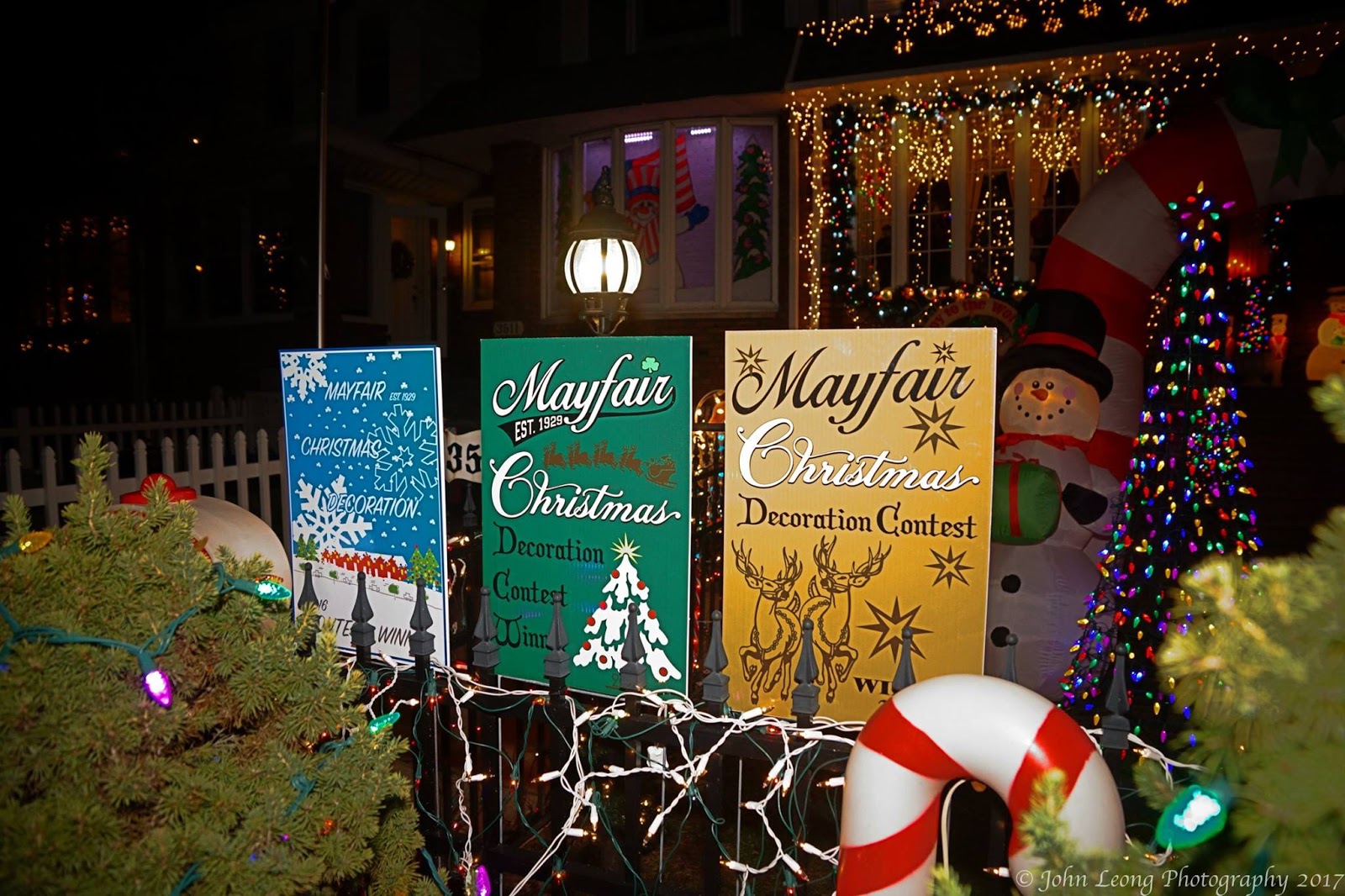 Mayfair Civic Association Christmas Decoration Contest