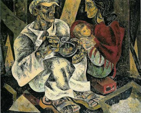 "O almoço do Trolha" Pintura de Júlio Pomar