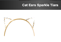 stardoll cat ears sparkle tiara
