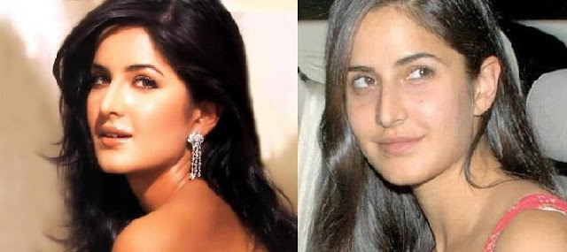 Celebrities without Makeup Before and After