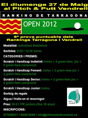Ranking Tarragona 2012 al P&P El Vendrell