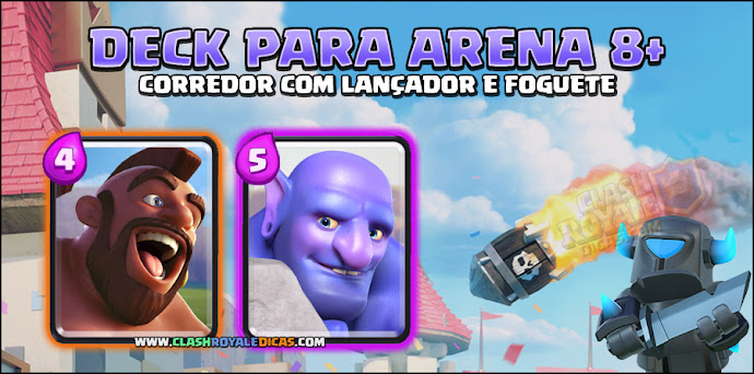 Deck de Lançador Clash Royale