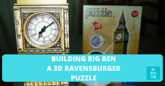 Building Big Ben - a 3D Ravensburger Puzzle