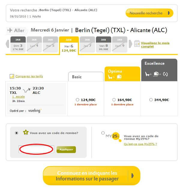 code remise vueling France News Collections