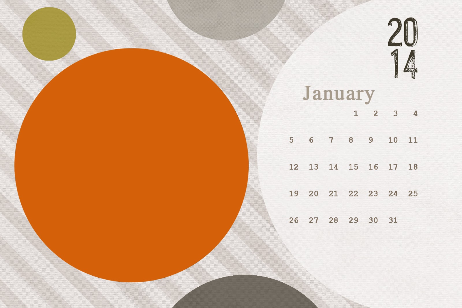 Laura Vanderbeek Mini 4x6 monthly calendar free printable