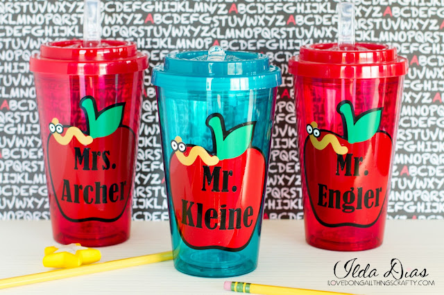SVGCuts files,Gift,#SVGCuts,Silhouette Cameo,Personalized Teacher Tumblers,teacher gifts for Year End,I love doing all things crafty,layered vinyl,vinyl,ilovedoingallthingscrafty,