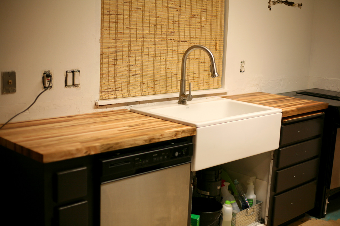 diy chopping block countertop