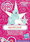 My Little Pony Wave 18 Sassaflash Blind Bag Card