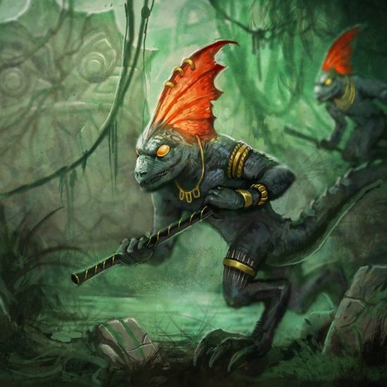 RJD20 Lizardfolk Alien and Familiar