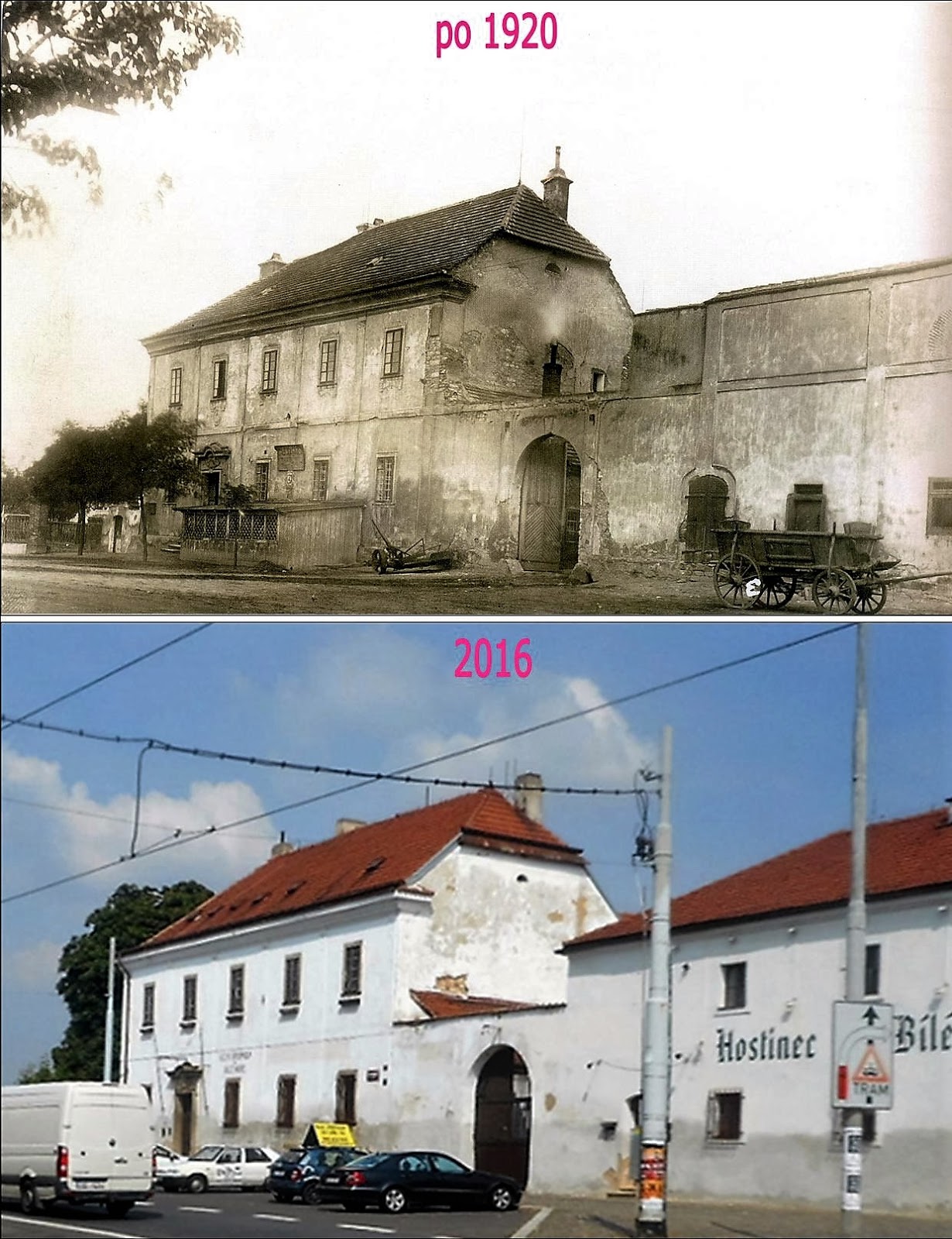 Přehled srovnávacích fotek ŘEPY (Praha)