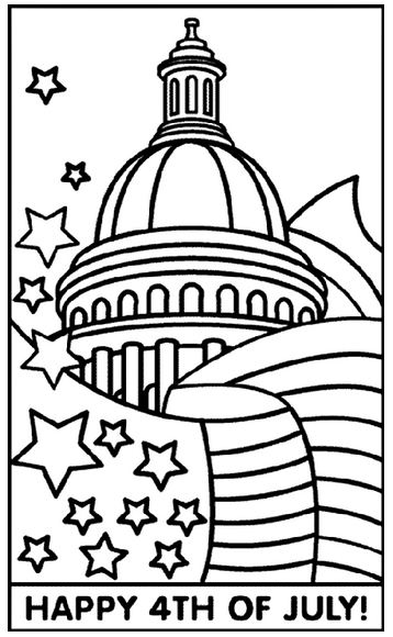 4th of July Coloring Pages : Let's Celebrate!