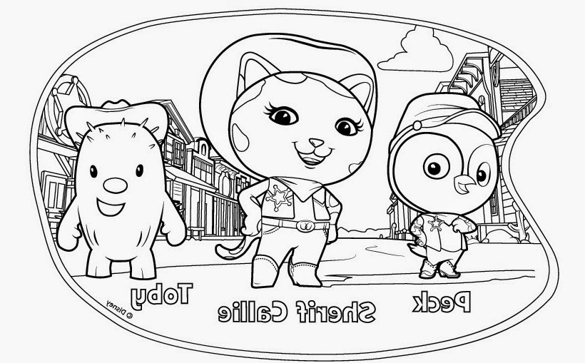 callies peck sheriff coloring pages - photo #43