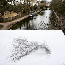 04-Colebrook-Row-Regents-Canal-Luke-Adam-Hawker-Creating-Architectural-Drawings-on-Location-www-designstack-co