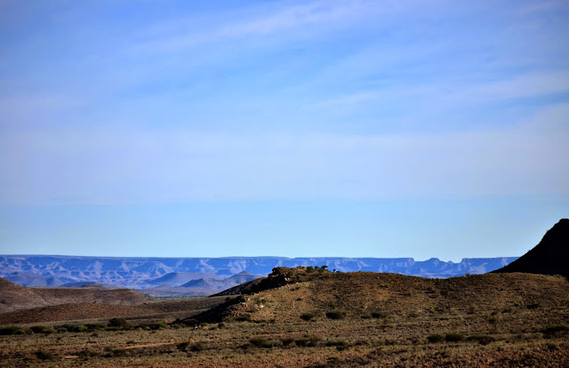 Namibian mountains landscape