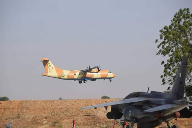 Photos: Nigerian Air Force intensifies efforts to locate missing Dapchi Girls, deploys additional air assets and personnel to the Northeast