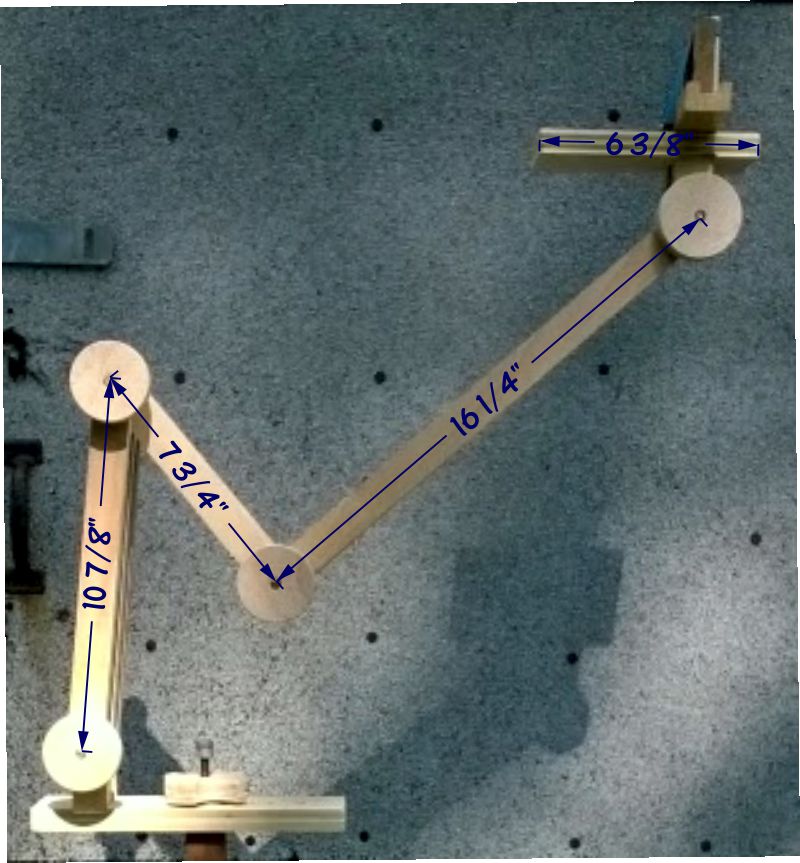 The Wood Knack Articulated camera arm