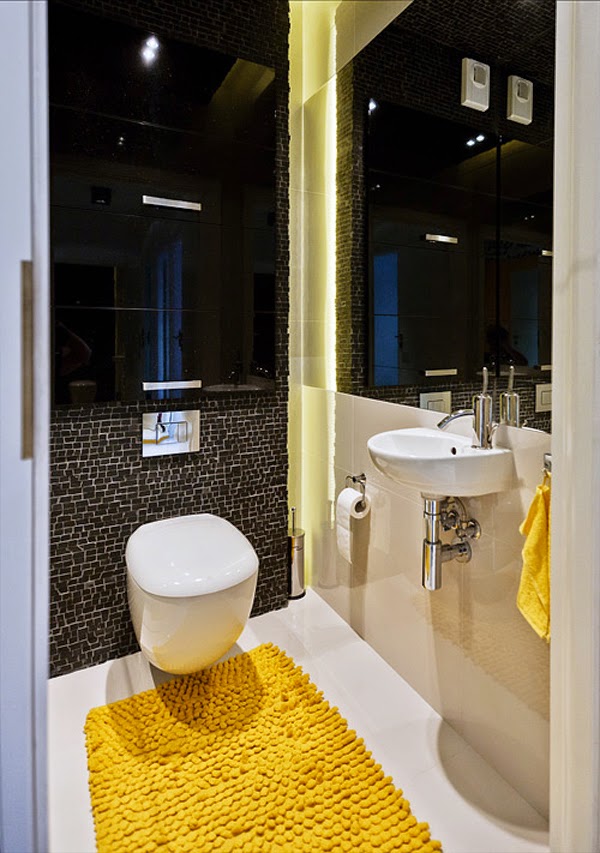 Decorate Your Apartment with Yellow and Black