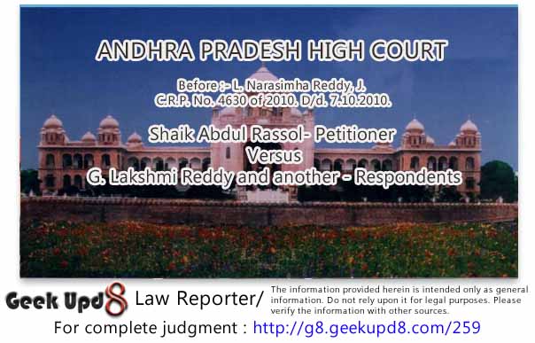 Andhra Pradesh High Court - Power to summon strangers to the suit as witnesses can be exercised by the Court on its own accord and not on the insistence of a party to the suit - If a party wants a particular individual to be summoned or examined as witness, it must have resolute to Rules 1 and 1-A of Order 16, CPC