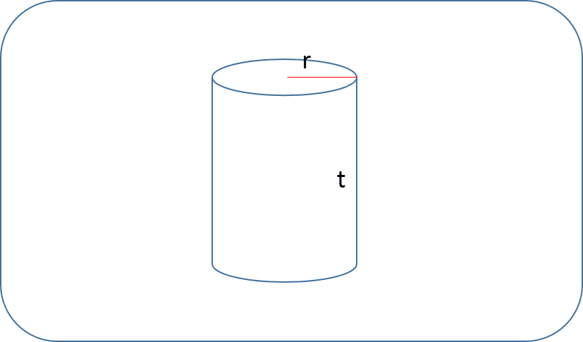 Mencari Volume Tabung Jika Diketahui Jari-jari (r) = 7 cm dan Tinggi (t) = 10  cm - Solusi Matematika