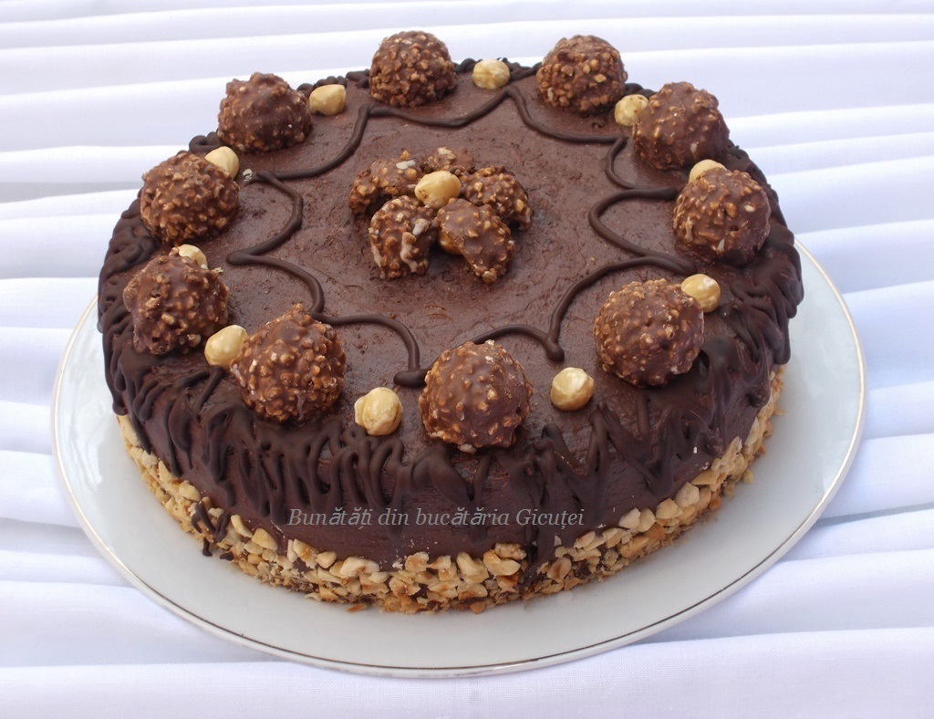 Tort Ferrero Rocher - Bunătăți din bucătăria Gicuței