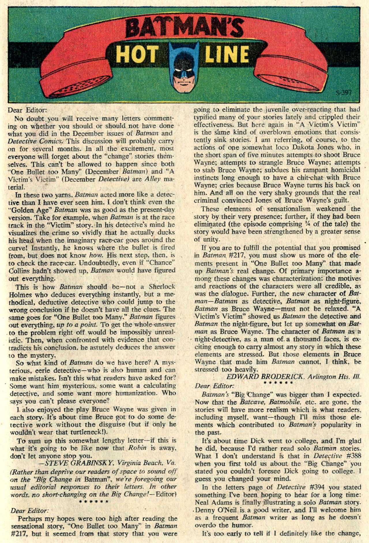 Read online Detective Comics (1937) comic -  Issue #398 - 21