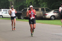 In the women's competition, the 5K leg was a long struggle between Heidi Thompson and Brook Pace.