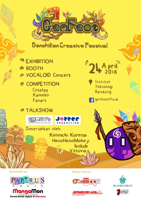 Event Jepang Terbaru Di Kota Bandung Genshiken ITB 2016 Japbandung-Asia.blogspot.com