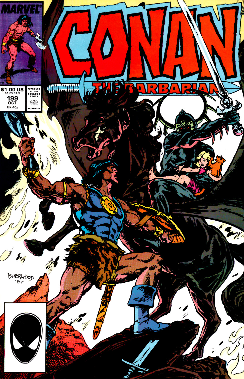 Read online Conan the Barbarian (1970) comic -  Issue #199 - 1