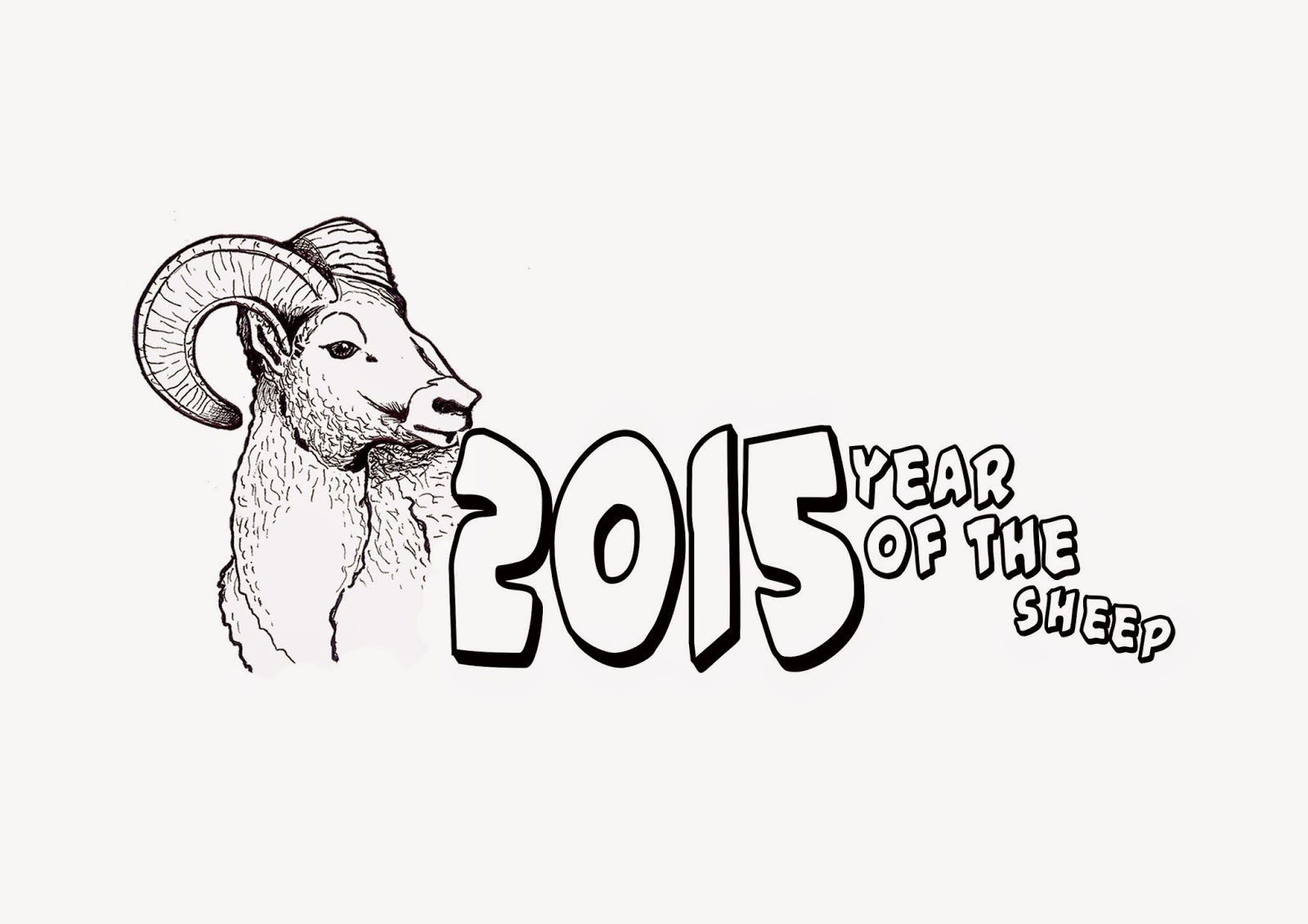 year of the sheep coloring pages - photo #3