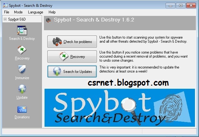 Spybot click. Spybot, 5815.