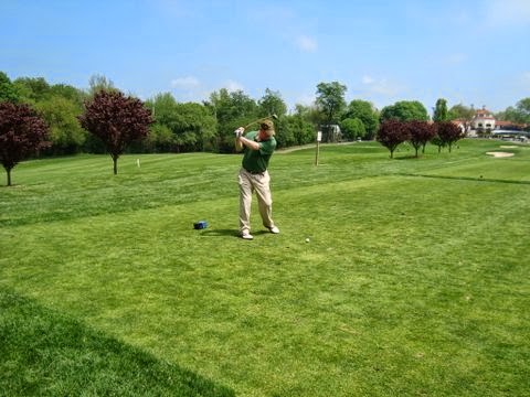 Kevin Hopkins on the 9th.Tee Douglaston Golf Course